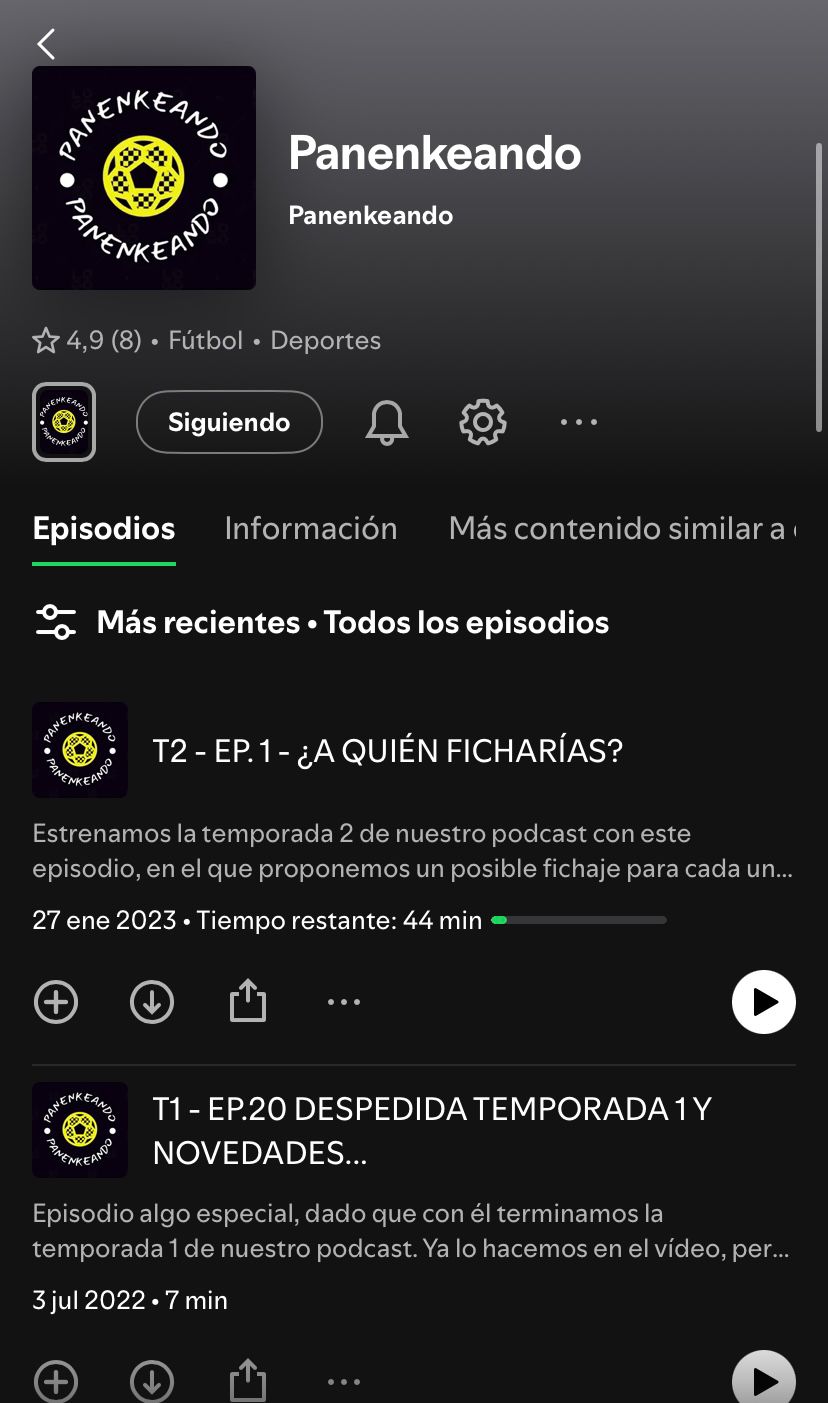 Podcast sobre fútbol 