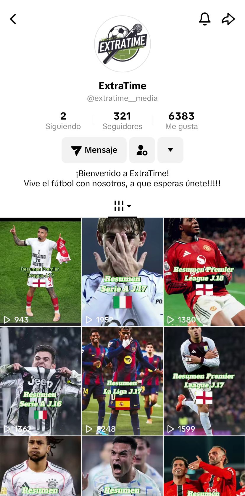 Medio digital de retransmisiones y resumenes sobre fútbol 